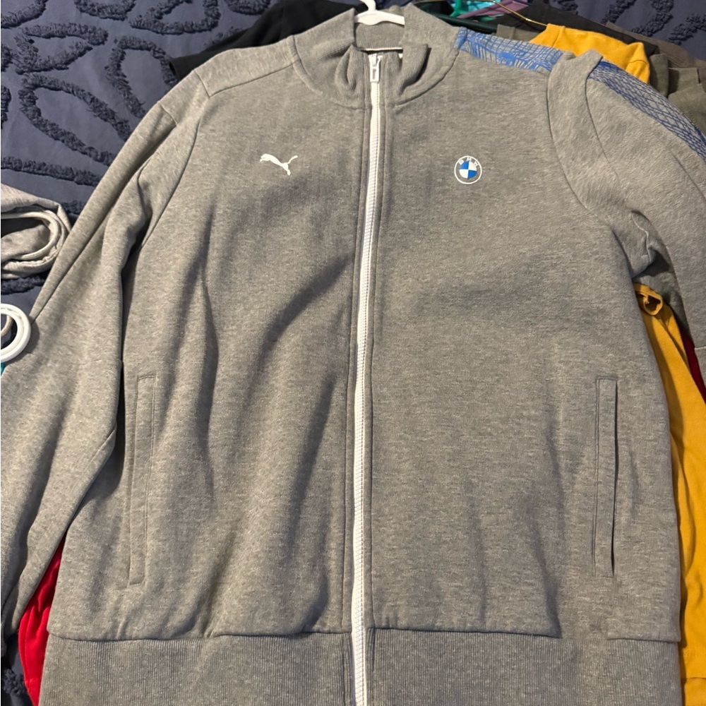 Puma Gray BMW Logo Jacket